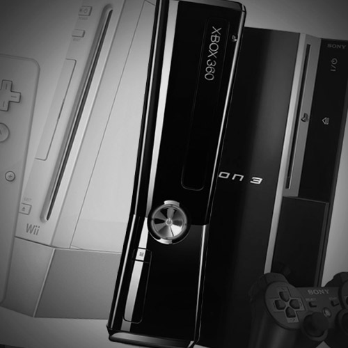 gaming consoles playstation, xbox and nintendo.